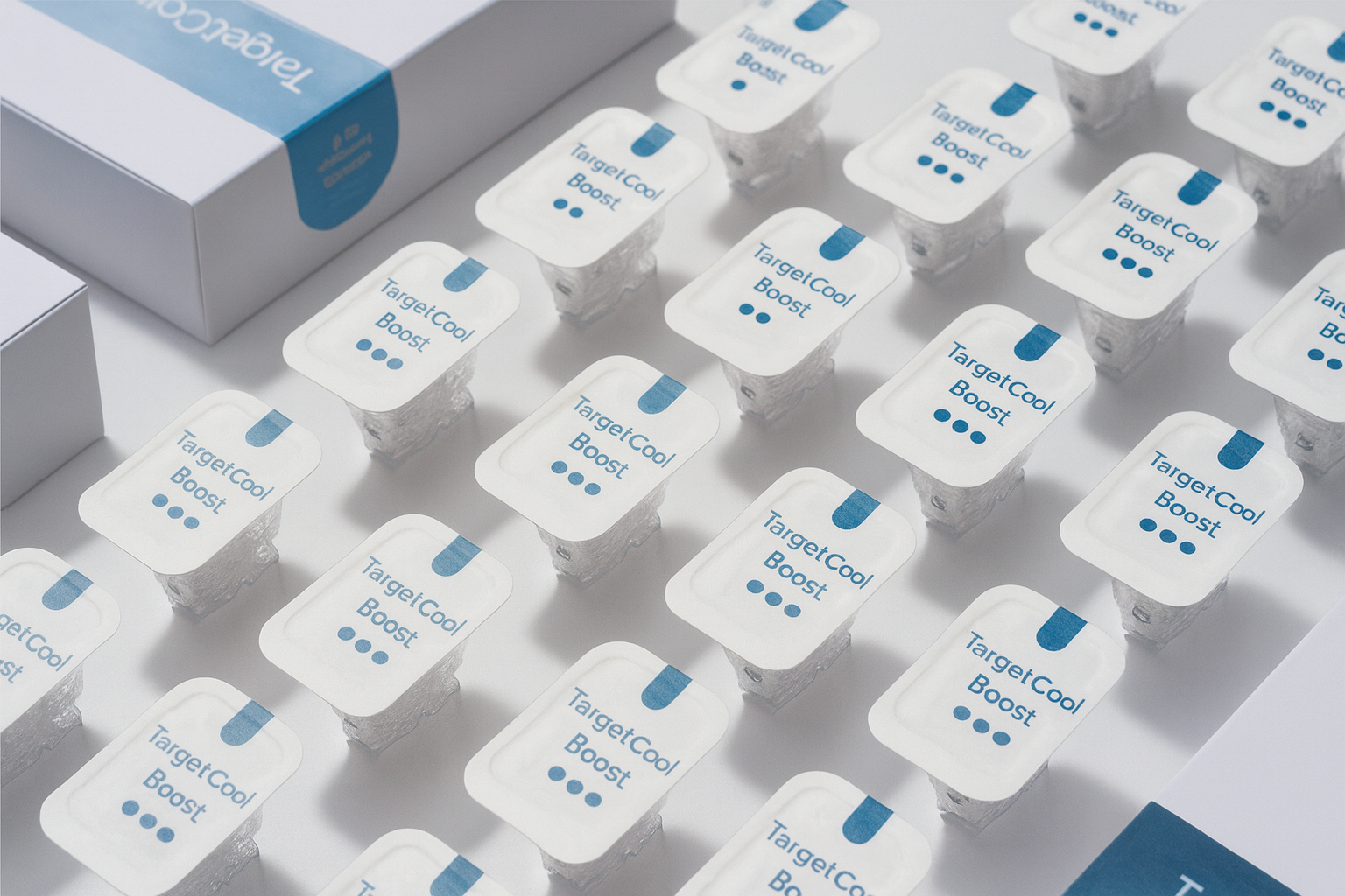 TARGETCOOL BOOSTING CONTAINER TYPE3 pack of 10, featuring a sleek design for easy storage and organization.