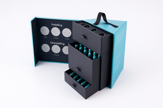 TARETCOOL Triangle Kit 3-in-1 consumables set with ten pieces in a box, featuring various triangle-shaped tools.