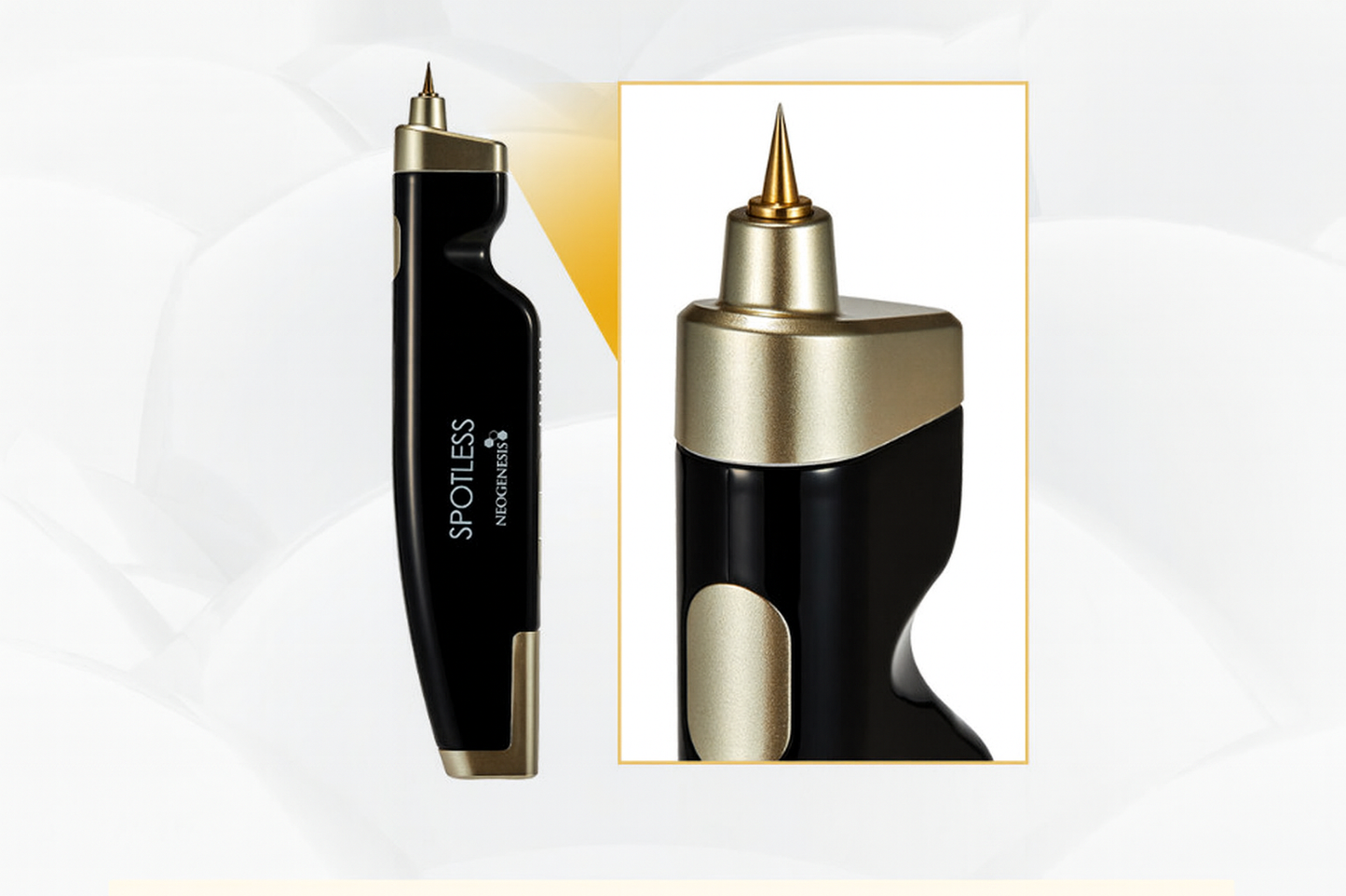 SPOTLESS cleaning spray by My Store in a clear bottle with a spray top, set against a bright kitchen countertop.